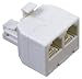 RCA TP257WH 2-In-1 Modular Phone Adapter (White)