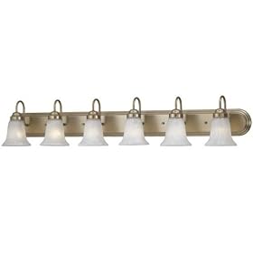 Homestead Strip Light in Burnished Bronze by Thomas Lighting