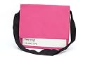 Pink thick canvas pantone messenger bag shoulder bag