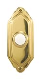 Heath Zenith 853-A Classic Décor Wired Push Button, Solid Brass