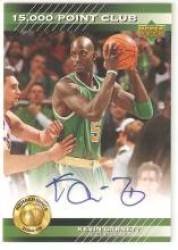 2008-09 Upper Deck Lineage 15 000 Point Club #15KG Kevin Garnett - Boston Celtics (Autographed) (Basketball Cards)