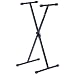 Kinsman KS17 Black Heavy Duty Keyboard Stand