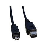 ABC Products Firewire 4-6 pin VMC-IL4615B IEEE-1394 DV Lead Cable for Sony Camcorders Camcorder Video Camera HDR-HC1E, HDR-HC3E, HDR-FX1, HDR-FX1E, DCR-HC14E, DCR-HC18E, DCR-HC19E, DCR-HC20E, DCR-HC20E, DCR-HC21E, DCR-HC22E, DCR-HC23E, DCR-HC24E, DCR-HC3E,DCR-HC32E, DCR-HC35E, DCR-HC36E, DCR-HC39E, DCR-HC40E, DCR-HC40E, DCR-HC42E, DCR-HC46E, DCR-HC47E, DCR-HC65E, DCR-HC85E, DCR-HC85E, DCR-HC90E, DCR-HC94E, DCR-HC96E, DCR-HC1000E, DCR-IP1, DCR-IP1E, DCR-IP5, DCR-IP7BT, DCR-IP7E, DCR-IP45E, DCR-IP55E, DCR-IP210E, DCR-IP220E, DCR-PC3E, DCR-PC5E, DCR-PC6E, DCR-PC9, DCR-PC10, DCR-PC53E, DCR-PC55E, DCR-PC100E, DCR-PC101, DCR-PC101E, DCR-PC103E, DCR-PC105, DCR-PC105E, DCR-PC106E, DCR-PC107E, DCR-PC109E, DCR-PC120E, DCR-PC300E, DCR-PC350E, DCR-PC1000E, DCR-TRV11E, DCR-TRV12E, DCR-TRV15E, DCR-TRV19E, DCR-TRV20, DCR-TRV22E, DCR-TRV24E, DCR-TRV26E, DCR-TRV25E, DCR-TRV33E, DCR-TRV50E, DCR-TRV60E, DCR-TRV80E, DCR-TRV120E, DCR-TRV125E, DCR-TRV130E, DCR-TRV145E, DCR-TRV147E, DCR-TRV238E, DCR-TRV240E, DCR-TRV241E, DCR-TRV245E, DCR-TRV250E, DCR-TRV250E, DCR-TRV255E, DCR-TRV260E, DCR-TRV265E, DCR-TRV270E, DCR-TRV285E, DCR-TRV320E, DCR-TRV340E, DCR-TRV341E, DCR-TRV355E, DCR-TRV460E, DCR-TRV480E, DCR-TRV720E, DCR-TRV730E, DCR-TRV740E,DCR-TRV741E, DCR-TRV720E, DCR-TRV828E, DCR-TRV830E, DCR-TRV7000E, DCR-TRV7100E, DCR-TRV8000E, DCR-TRV8100E, DCR-VX2000E, DCR-VX2100E etc