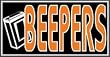 Beepers Lightbox Sign
