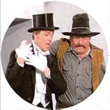 Blazing Saddles Cowboy and Dancer Jumbo Date Pin