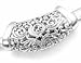 Sterling Silver Intricate Detailed Filigree Long Slide Pendant