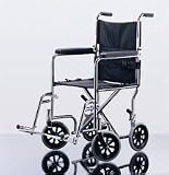 ^Excel Transport Wheelchairs - 17 Wide Transport Wheelchair with Swing-Away Footrests 1 EA ( 1 Each / Each )