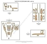 Lexus RX330 Vinyl Dash Trim Kit 04-up - 42 pieces - Solid Blue
