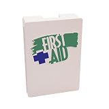 Medique 734M1PL 4-Shelf Metal First Aid Cabinet, Filled by Medique