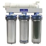 Captive Purity 75 GPD Deluxe RO/DI Filter System - Clear Canisters