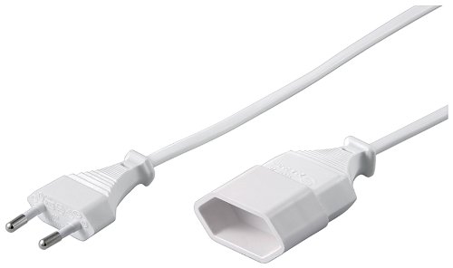 1aTTack Stromkabel Euro-Stecker NK 113 W-200 2m wei&szlig;