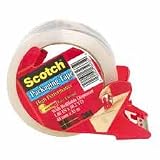Packaging Tape,w/ Dispenser,3Core,1-7/8x38.2 Yards,Clear