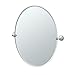 Gatco 4961 Franciscan Large Oval Wall Mirror, Chrome