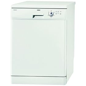 Zanussi ZDF2020 60cm dishwasher, 12 place settings, AAA rated, 30 min quick wash, white