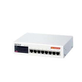 BUFFALO LSW2-GT-8NSRR 1000/100/10M�X�C�b�`���OHub 8P