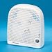 10 Two-Speed Personal Box Fan, Plastic, Ivory