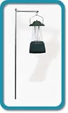 OASIS Aluminum Lantern Pole w / LED Flashlight - 3 Years Warranty - Made in USA - B0007VBUTW