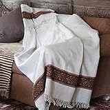 Merino wool throw, 'Himalayan Mountains'