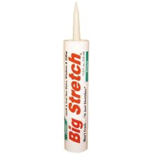 Sashco 10002 10.5oz Sashco Sealants Almond Big Stretch Caulk & Seal, 10.5-Ounce