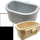 Jungle Talk Crock Loc Granite 10oz Bird Feeder