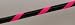 Medium (40) weighted (700g) Black and Fluorescent Pink exercise & dance Hula Hoola Hoop