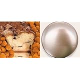 Golden Raspberry 10" Coffee Cake Gold Gift Tin by Boba Tea Direct