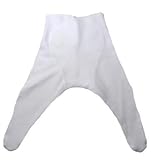 White Cotton Knit Baby Tights (Newborn 0-3 Months to 12 Pounds)