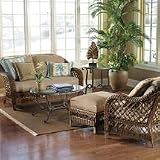 Rattan Ottoman with Cushion - Frontgate