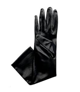 Be Wicked Women's Mid Gloves, Black, 39cm