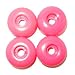 Skateboard WHEELS Blank 53mm PINK Dura Rollers