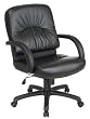 Mid Back Leather Executive Chair By Office Star