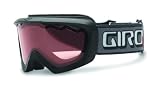 GIRO Ski Snowboard Brille CHICO, Matte Black / Racing Bears, Super Fit Child Size, Vermillion 57%