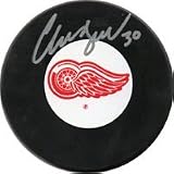Chris Osgood Autographed/Hand Signed Red Wings Hockey Puck