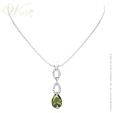 STUDIO 925: *JULIA ALEXANDRITE CZ PEAR DROP PENDANT NECKLACE*