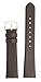 JP Leatherworks Mens Genuine Italian Leather Watchband Brown 20mm Watch Band