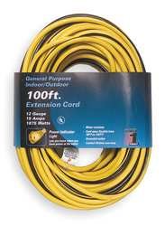 Power First 1FD57 Extension Cord, 100 Ft