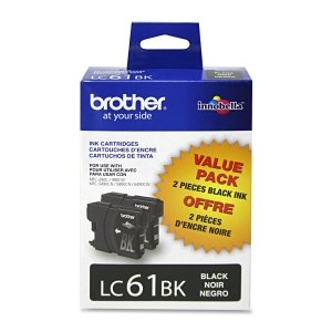 Brother Black Ink Cartridge. 2PK LC612PKS BLK INK CARTRIDGES FOR MFC-6490CW M-SUPL. Inkjet - 450 Page - Black - 2