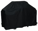 Barbecue Genius 7484 Heavy Duty 40M BTU Vinyl Grill Cover, Black