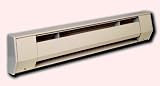 King 10K2430A 3,000-2,250-Watt 240/208-Volt 10-Foot Baseboard Heater, Almond