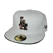 New Los Angeles Dodgers Custom New Era Official Fitted Hat - White / Camo Logo