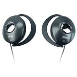 Jwin Jhe45Blk Ultra Lightweight Ear-Clips For Digital Devices With In-Line Volume Control (Black)