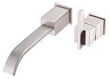 Danze D201644BN Sirius Single Handle Wall Mount Lavatory Faucet, Brushed Nickel