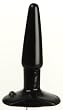 Classic Butt Plug Small 4 1/2 Inch Black Anal Trainer