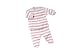 Fashion Pants - Under The Nile Cardigan Footed Pant Set, Pink Stripe 6-9 Months