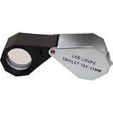 池田レンズ工業:池田レンズ ライト付10倍ルーペ W-LED10 型式:W-LED10