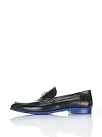 Galliano Mocasines (Negro / Azul)