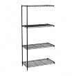 Safco 36"x24" Industrial Add-On Unit in Black