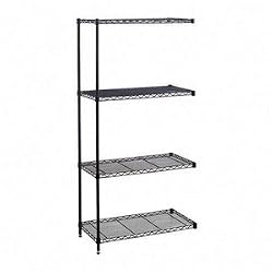 Safco 36"x24" Industrial Add-On Unit in Black
