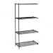 Safco 36"x24" Industrial Add-On Unit in Black