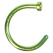18 Gauge 5/16" Green Anodized Titanium Nose Hoop